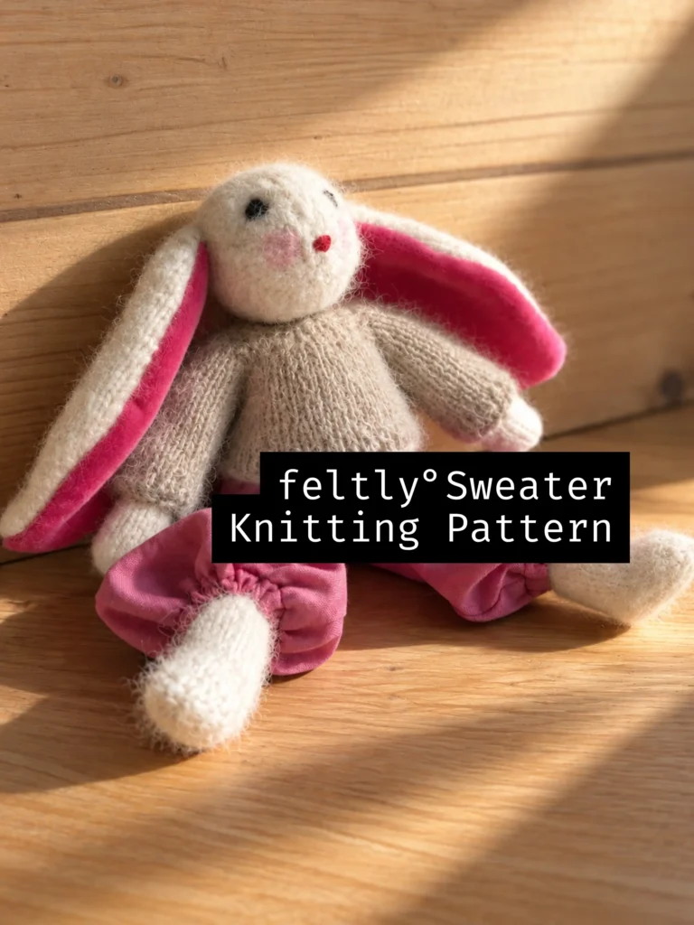 feltly° Sweater – Knitting pattern (DE)